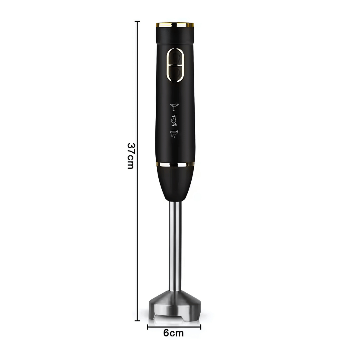 Blender Vertical 800W, 4 Lame Inox, 2 Trepte de Viteza, Zdrobire Gheata, Usor de Curatat – Mixare Puternica